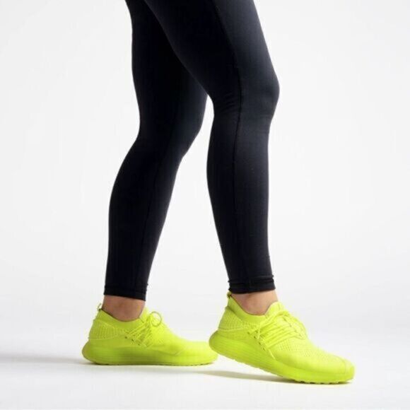 NWT Lane Eight Unisex Trainer AD 1 Athletic Tennis Shoes Bright Yellow Size W 8 - Picture 2 of 9